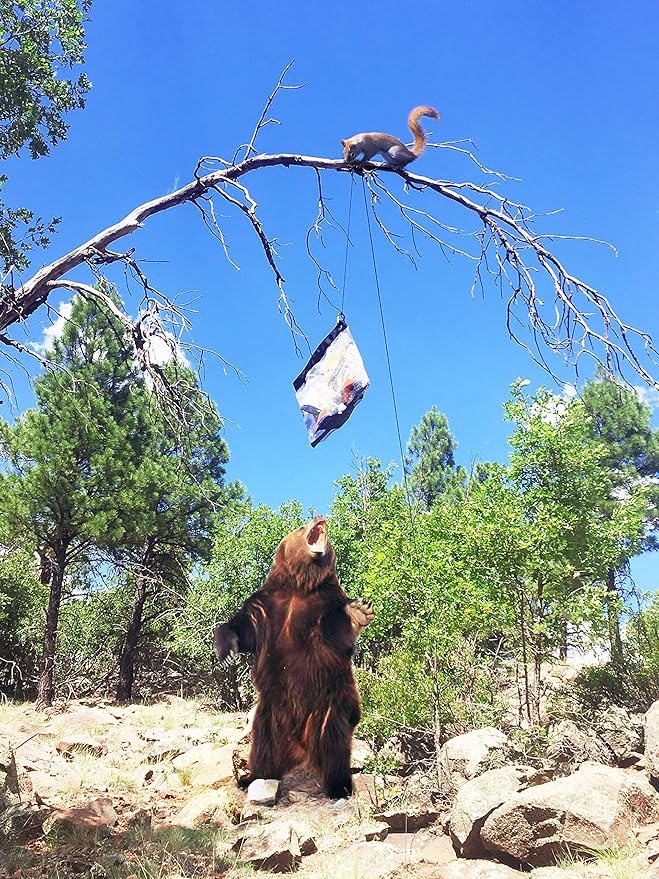 Rodent Proof Bear Bags - Ultralight Stainless Steel Mesh Bag for Camping Food Storage - Sturdy and Rust-Resistant Sack with Lock and Grommet For Easy Hanging