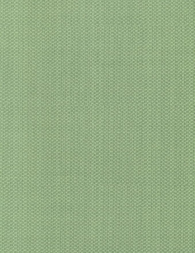 LAMINET Stitched Edge Drop Tablecloth - Basketweave (Green) - Large Round - Fits Tables up to 70 Diameter