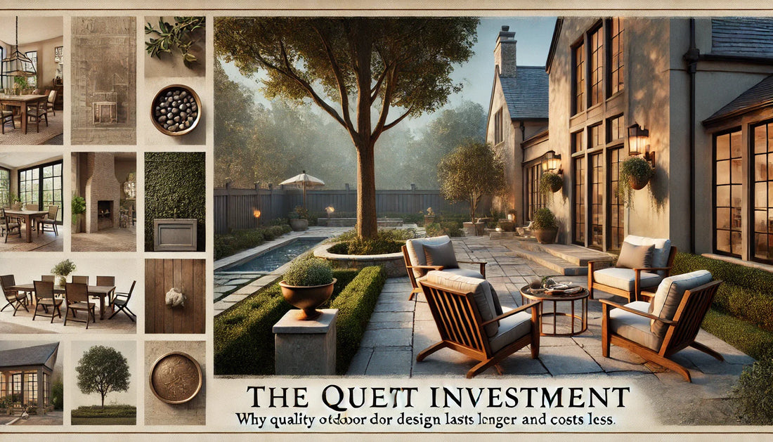 The Quiet Investment — Why Quality Outdoor Design Lasts Longer and Costs Less