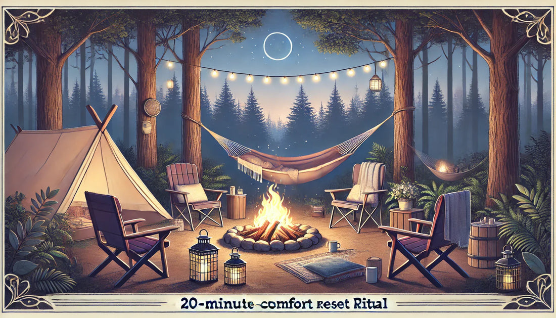 Campfire Comfort Reset: A 20-Minute Ritual for Chairs, Hammocks & Evening Warmth