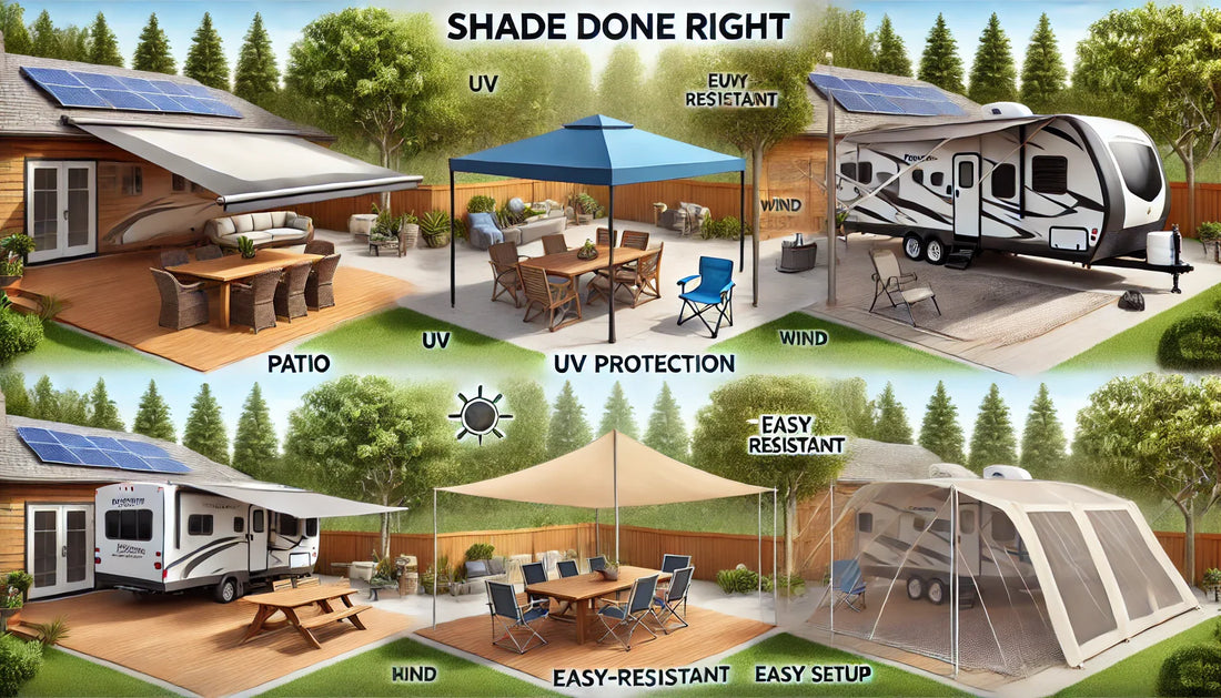 Shade Done Right: Patio, RV, and Campsite Shade Systems That Actually Work