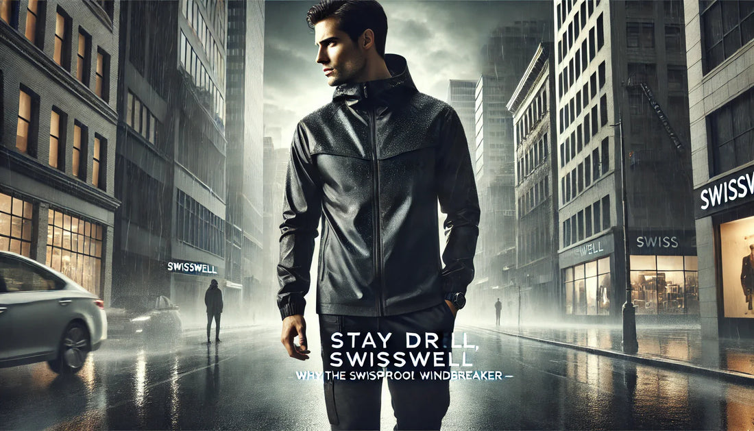 🌧️ Stay Dry, Stay Ready — Why the SWISSWELL Waterproof Windbreaker is a Must-Buy