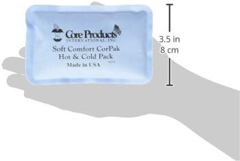 Core Products Soft Comfort CorPak, No Frost Hot and Cold Therapy Pack - 3" x 5", Made in The USA