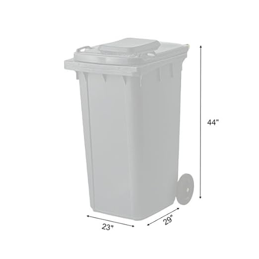 PRO&Family Wheeled Outdoor Trash Can Garbage Can Garage Trash Can for Restaurants/Hospitals/Offices/Back of House/Warehouses/Home (Blue, 64 Gallon)