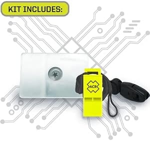 ResQLink View RLS GPS PLB SOS - Emergency Safety & Survival Kit - Ideal for Hiking Hunting Boating & Fishing - Global Satellite Coverage - Alert Search & Rescue for Any Outdoor Emergency