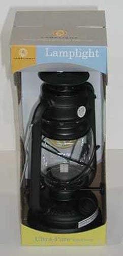 Lamplight Large Paraffin Oil Indoor Lamp 2-Pack, Hurricane Lamp, Emergency Kit, 52664 Farmer’s Lantern Indoor Oil Lamp, Black, Original