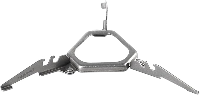 Fire-Maple ASH Gas Canister Stand - Lightweight Titanium Stabilizer for Camping Stove, Outdoor Cooking, Universal Fit, Portable & Compact
