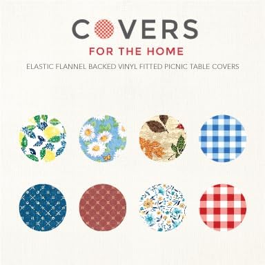 LAMINET Picnic Table Cover All Over Leaves - Small