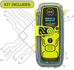 ResQLink View RLS GPS PLB SOS - Emergency Safety & Survival Kit - Ideal for Hiking Hunting Boating & Fishing - Global Satellite Coverage - Alert Search & Rescue for Any Outdoor Emergency