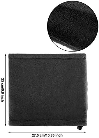 Tatuo Winter Neck Warmer Gaiter for Men Women Ski Fleece Winter Scarf Windproof Face Mask for Skiing Hiking Cycling