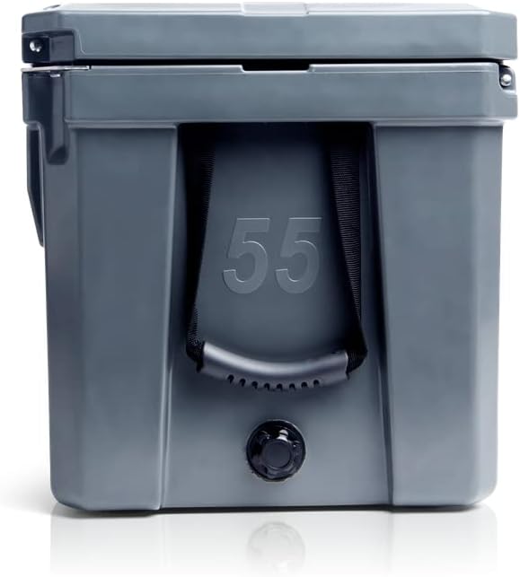 Cobalt 55 Quart Roto Molded Super Ice Cooler | Large Ice Chest - Long Term Ice Retention |