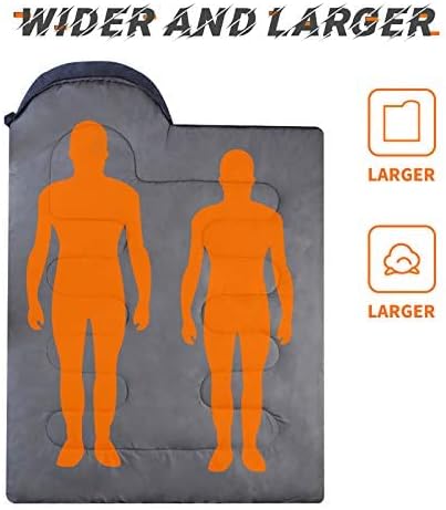 Sleeping Bags for Adults Backpacking Lightweight Waterproof- Cold Weather Sleeping Bag for Girls Boys Mens for Warm Camping Hiking Outdoor Travel Hunting with Compression Bags