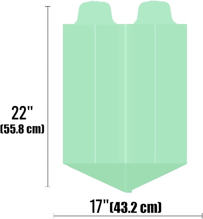 3 Gallon Flap Tie Compostable Trash Bags, 100 Count Small Compost Bags, Biodegradable Kitchen Garbage Bags, Food Scrap Waste Bags for Countertop Bin, ASTM D6400, US BPI Certified