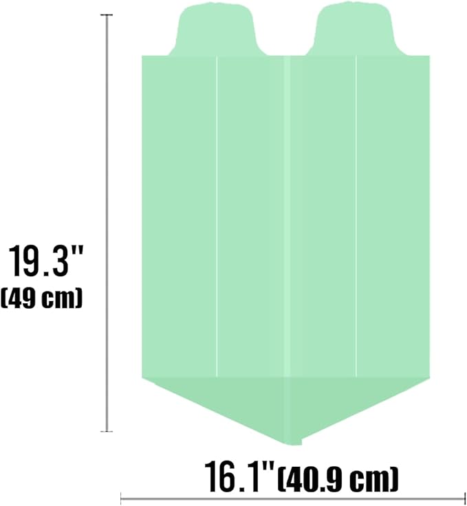 1-2 Gallon Flap Tie Compostable Trash Bags, 120 Count Small Compost Bags, Biodegradable Kitchen Garbage Bags, Food Scrap Waste Bags for Countertop Bin, ASTM D6400, US BPI Certified