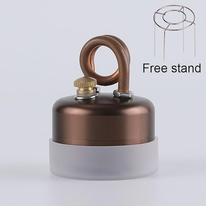 Mini Alcohol Stove – Jetfire, Heat - Resistant Rubber Grip & Leak - Proof Design | Compact, Windproof & Effortless to Operate – Ideal for Camping, Emergency Preparedness & Outdoor Adventures