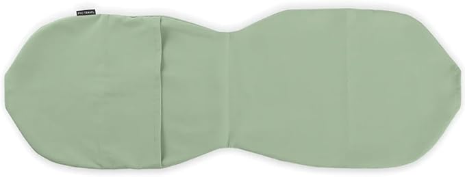 HEST Pro Travel Cooling Pillowcase - 3-in-1 Neck, Body, and Small Travel Pillow Compatible - Portable and Compact Design - Machine Washable - Jade Cooling Fabric