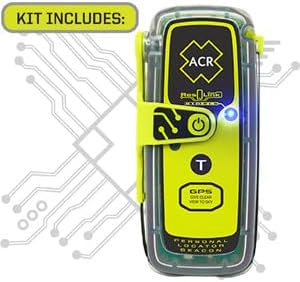 ResQLink 410 RLS GPS PLB SOS Emergency Safety & Survival Kit - Ideal for Hiking, Hunting, Boating & Fishing, with Global Satellite Coverage to Alert Search & Rescue for Any Outdoor Emergency