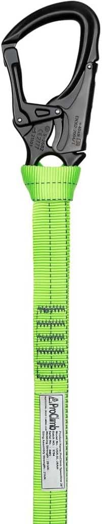 Arborist Speedline Kit - Lightweight, Durable 7075 Aluminum Snaphook, Resilient 1" Nylon Webbing, 29kN Sling Strength, 40" Single Pack…