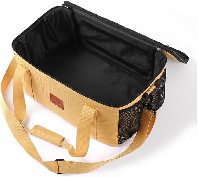 Camping Cookware Storage Bag, Camping Cooking Utensils Organizer, Camping Storage Handbag, Barbecue Tool Storage Bag, Cookware Utensils Kit Travel Hanging Bag Outdoor Equipment Carry Bag