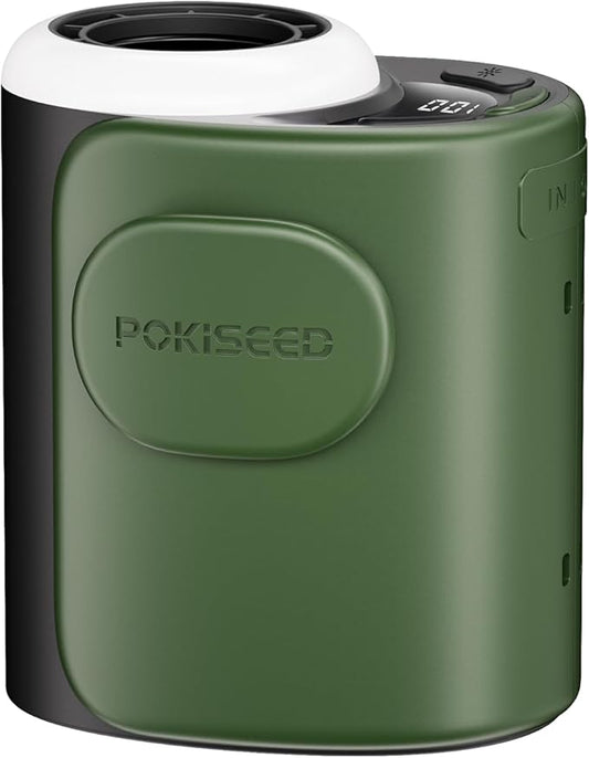 Portable Waist Fan Rechargeable, 10000mAh Belt Clip Fan, 5-Speed 16000RPM, Clip-On Personal Cooling A/C for Neck, Desk, Waist Use, Hands-Free Under Shirt Airflow for Camping, Jobsites, Hiking