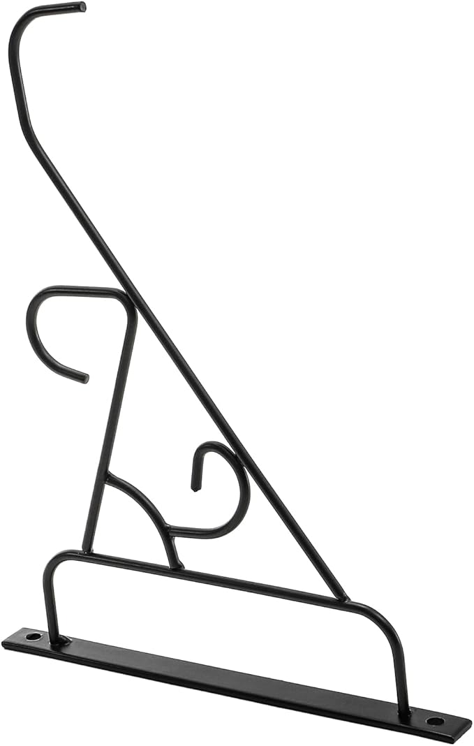 4 Pack 10 Inch Plant Hanger, Hand-Forged Outdoor Wall Plant Hooks, Indoor Hanging Plant Bracket for Flower Basket, Lantern, Bird Feeder, Wind Chime, Doorplate, Fence