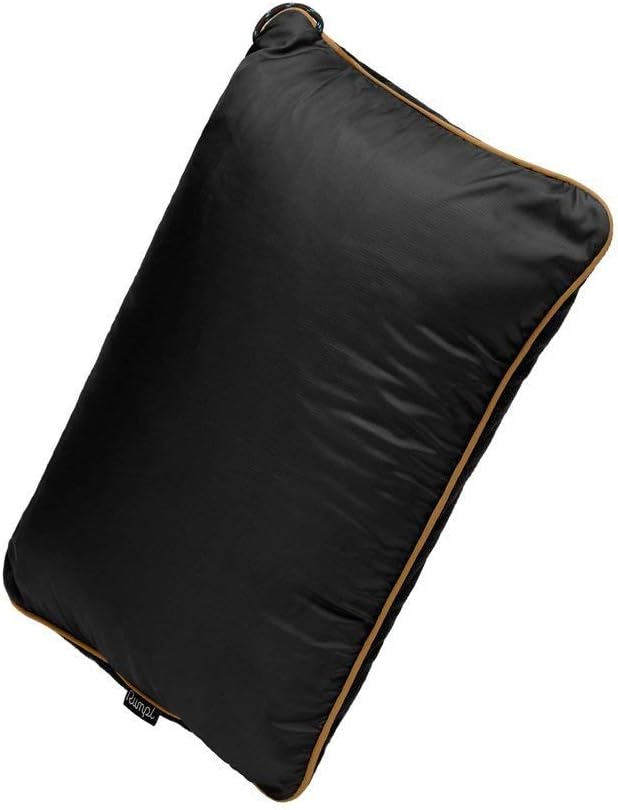 Rumpl Stuffable Fleece Pillowcase | Ultra Soft Fleece Pillow for Traveling, Camping, Picnics, Concerts, Plane Flights, Hiking, Backpacking (Black)