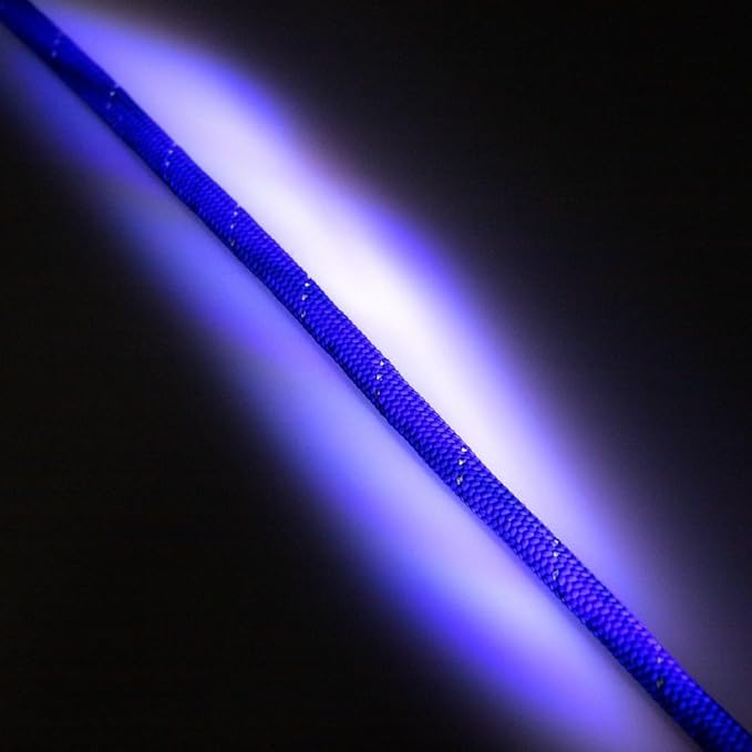 Paracord Planet Reflective 550lb Paracord – 7 Strand Type III Nylon Parachute Cord for Outdoor Visibility, Hiking, and Crafting – 30+ Colors and 4 Length Options