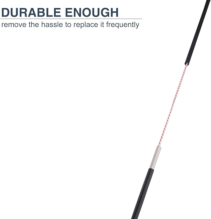 Tent Pole Shock Cord 60ft, Elastic Bungee Cord, Replacement Shock Cord for Tent Poles, Tent Pole Repair Kit, Elastic Cord with Lead Wire and Washers