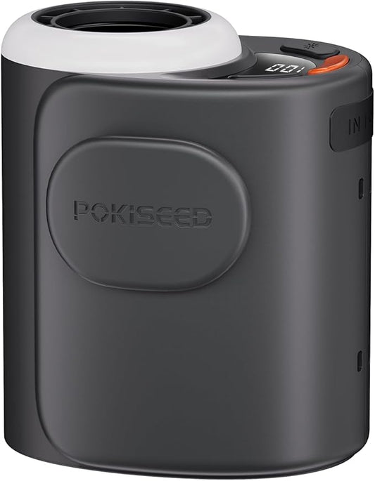 Portable Waist Fan Rechargeable, 10000mAh Belt Clip Fan, 5-Speed 16000RPM, Clip-On Personal Cooling A/C for Neck, Desk, Waist Use, Hands-Free Under Shirt Airflow for Camping, Jobsites, Hiking