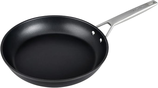 MsMk 7 inch Small Frying Pan Skillet, Carbonize also Non-Stick Saute Pans, PFAS & PFOA Free Non-Toxic, Scratch-resistant, for Induction, Ceramic and Gas Cooktops All Stovetops, Dishwasher & Oven Safe
