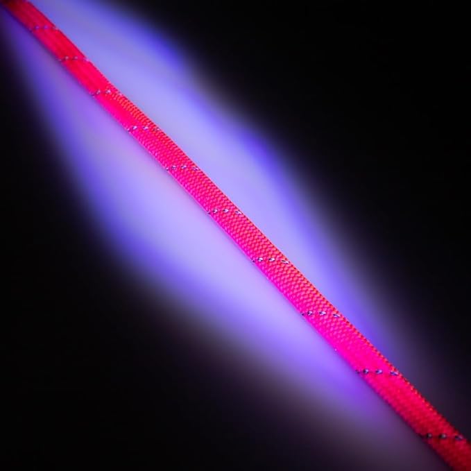 Paracord Planet Reflective 550lb Paracord – 7 Strand Type III Nylon Parachute Cord for Outdoor Visibility, Hiking, and Crafting – 30+ Colors and 4 Length Options