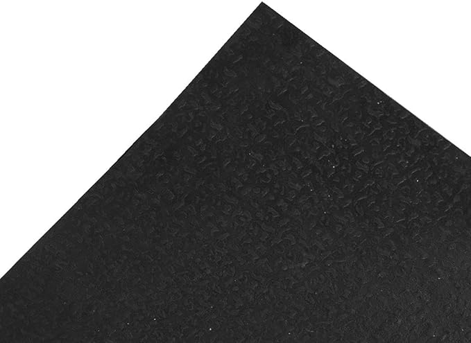 Ottomanson Easy Clean, Waterproof Non-Slip 2x3 Indoor/Outdoor Rubber Doormat, 24" x 36", Black