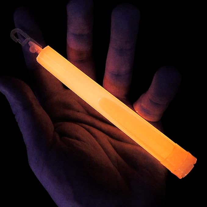 Emergency Glow Sticks - 6 Inch 12 Hour Long Lasting Military Grade Glow Sticks - Bulk Box of 50