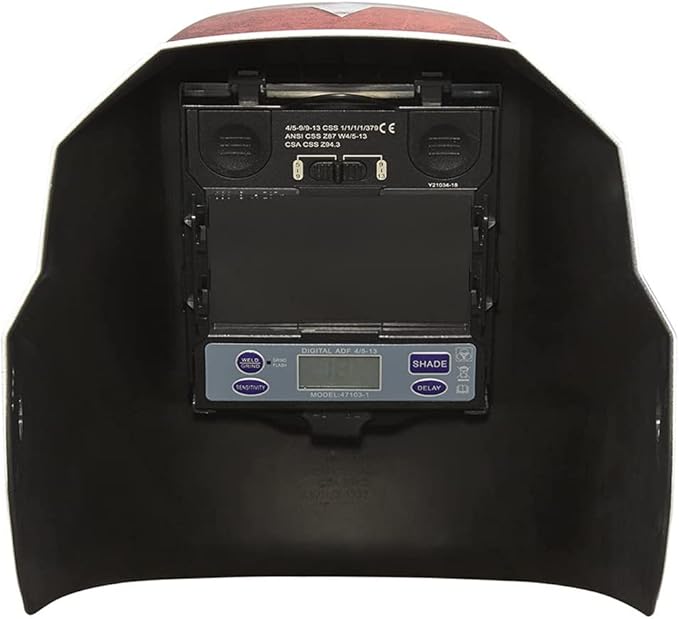 Jackson Safety Premium Graphic Welding Hood with ADF - Ultra Lightweight Auto Darkening Welding Helmet - ANSI Z87.1 (Multiple Styles)