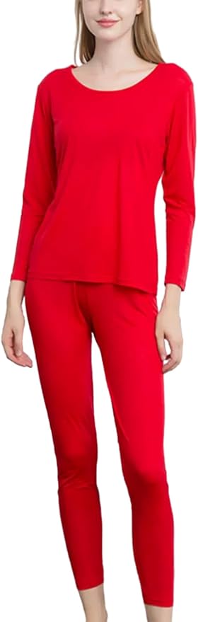Grenasasilk Womens Silk Long Underwear Mulberry-silk Long Johns Thermal Underwear Sets Cold Weather Base Layer