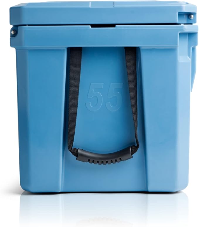 Cobalt 55 Quart Roto Molded Super Ice Cooler | Large Ice Chest - Long Term Ice Retention |
