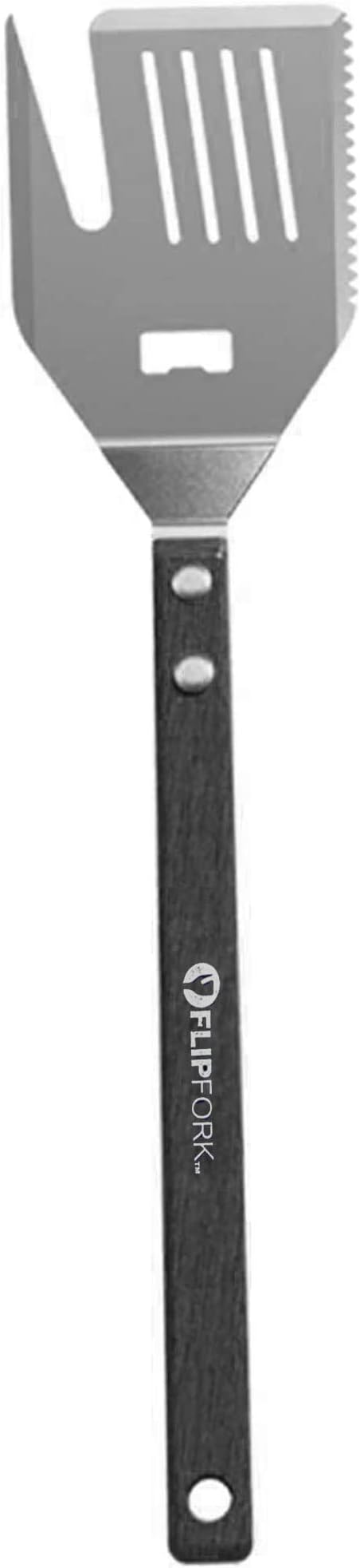 Boss 5 in 1 Grill Spatula with Knife, Fork, Bottle Opener and Turner BBQ Tools. All in One Grill Accessories Set for Outdoor Grills. 18 inch Grilling Accessories BBQ Set (Black)