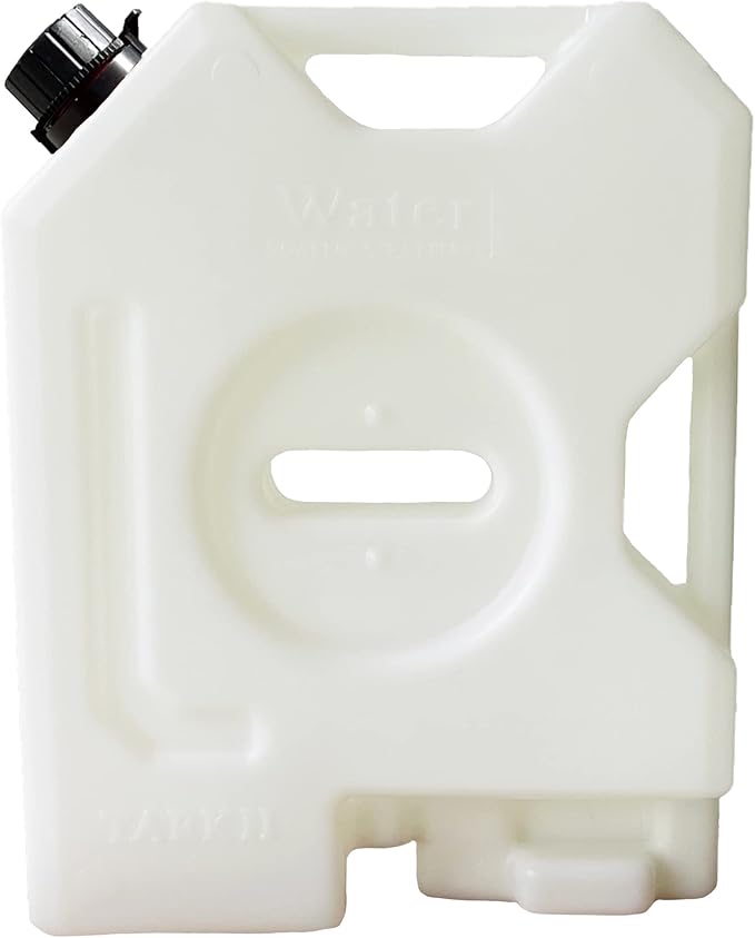 2-Gallon Portable Water Tank, White Water Can for Vehicles (1 pcs)