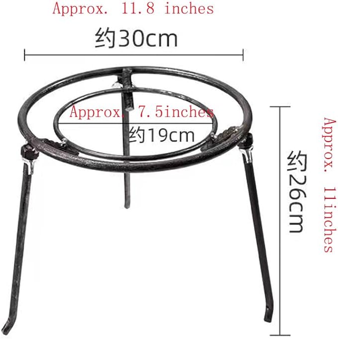 Campfire Tripod,Camping Pans Open Fire Tripod Campfire Camping Backyards Patios Pot Stand Camping Tripod for Cooking