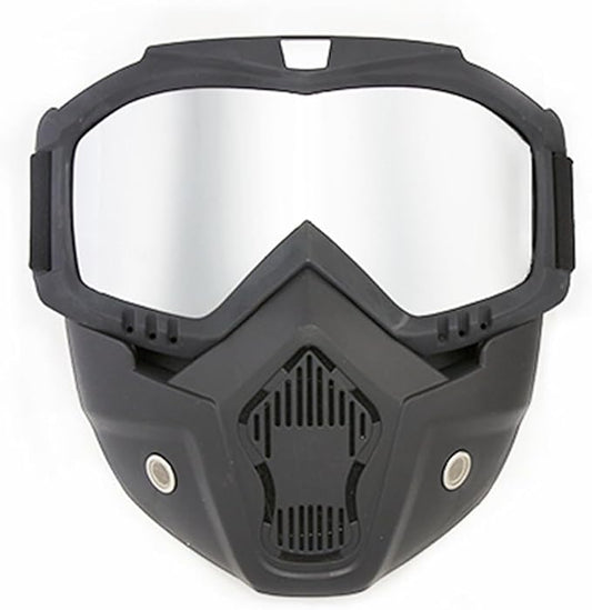 Laveberry Auto Darkening Welding Helmet, Anti-Glare UV Welding Mask for Cutting & Grinding, Detachable Face Shield, Large Viewing Welding Hood,Can Be Used for Welding and Cycling (silver)