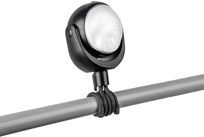 Limitless Innovations Lumenology Portable LED Motion Sensor Light Provides 148 Lumens with a 13 ft Detectable Range and Flexible Tripod Base with Magnetic Option – Indoor/Outdoor (Black)