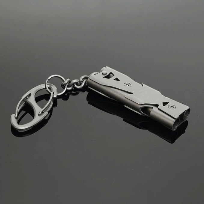 Whistle Emergency Whistles Keychain Rape Whistle Stainless Steel High Decibel Whistles … …