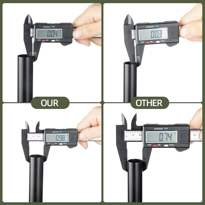 Tent Poles for Tarp, AVOFOREST Camping Tent Tarps Poles Adjustable Camping Accessories 90in Heavy Duty Poles Thicker Tent Pole with a Diameter of 0.98in for Backpacking Hiking Awning