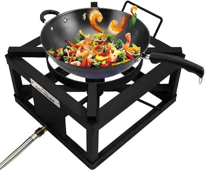 High-Pressure Single Burner Propane Stove With Jet Burner - Perfect for Backyard Cookouts,Tailgating, and So Much More!SA1050