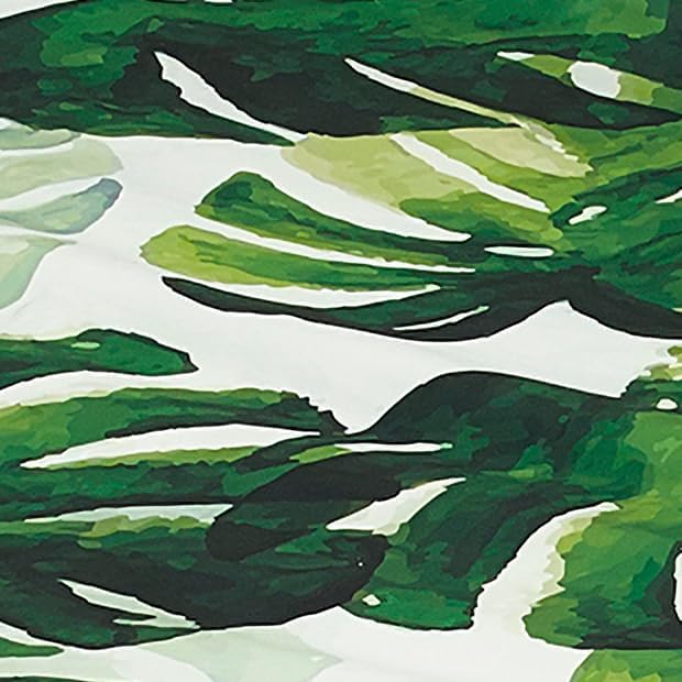 Fab Habitat Tropical Botanical Recycled Polyester Hammock - Panama - Green - Indoor/Outdoor, Quick Dry, 2 Person 460 lbs Capacity - Patio, Poolside, Backyard, Garden, Beach - 12-14 ft Adjustable