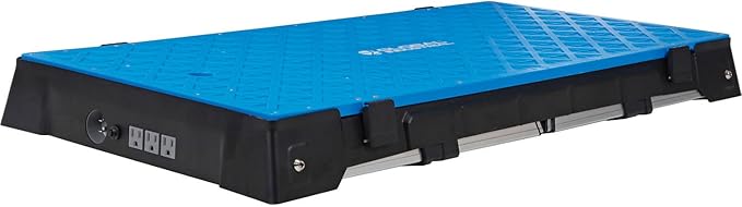 Global Industrial 4-in-1 Portable Workbench with Power Strip