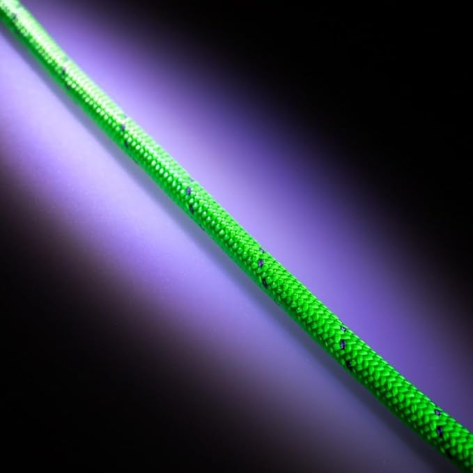 Paracord Planet Reflective 550lb Paracord – 7 Strand Type III Nylon Parachute Cord for Outdoor Visibility, Hiking, and Crafting – 30+ Colors and 4 Length Options