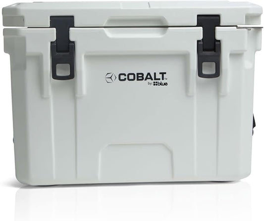 Cobalt 25 Quart Roto-Molded Super Ice Cooler | Large Ice Chest Holds Ice Up to 3 Days |