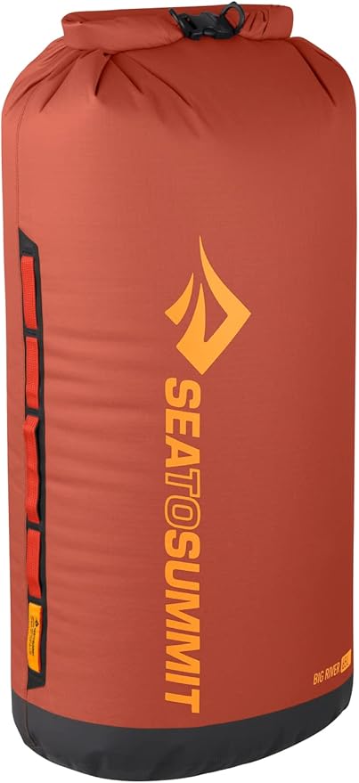 Sea to Summit Big River Dry Bag, Heavy-Duty Dry Storage, 65 Liter, Picante Red