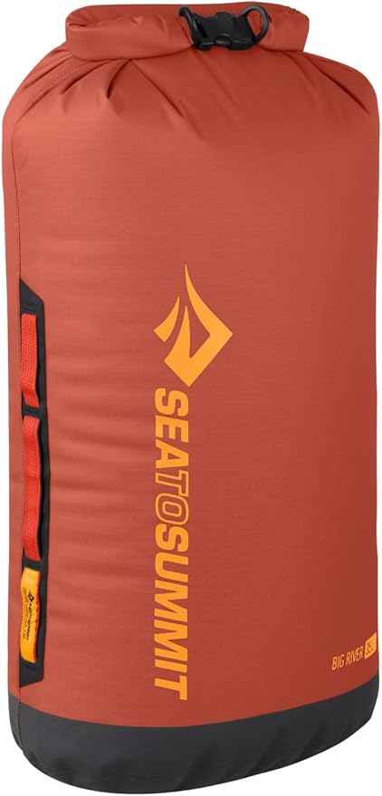Sea to Summit Big River Dry Bag, Heavy-Duty Dry Storage, 35 Liter, Picante Red
